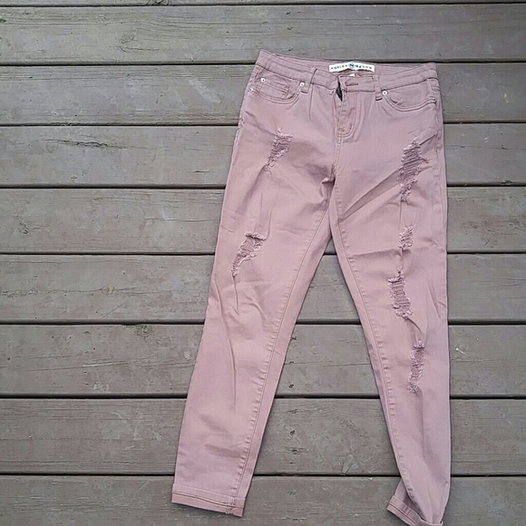 Colored Ripped Pants - Picture 1 of 1